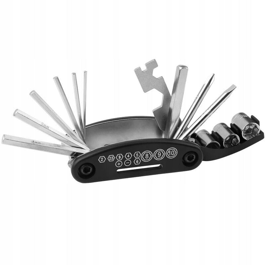 BICYCLE TOOL WRENCH SET UNIVERSAL 16in1 Manufacturer code Zestaw kluczy rowerowych Z23