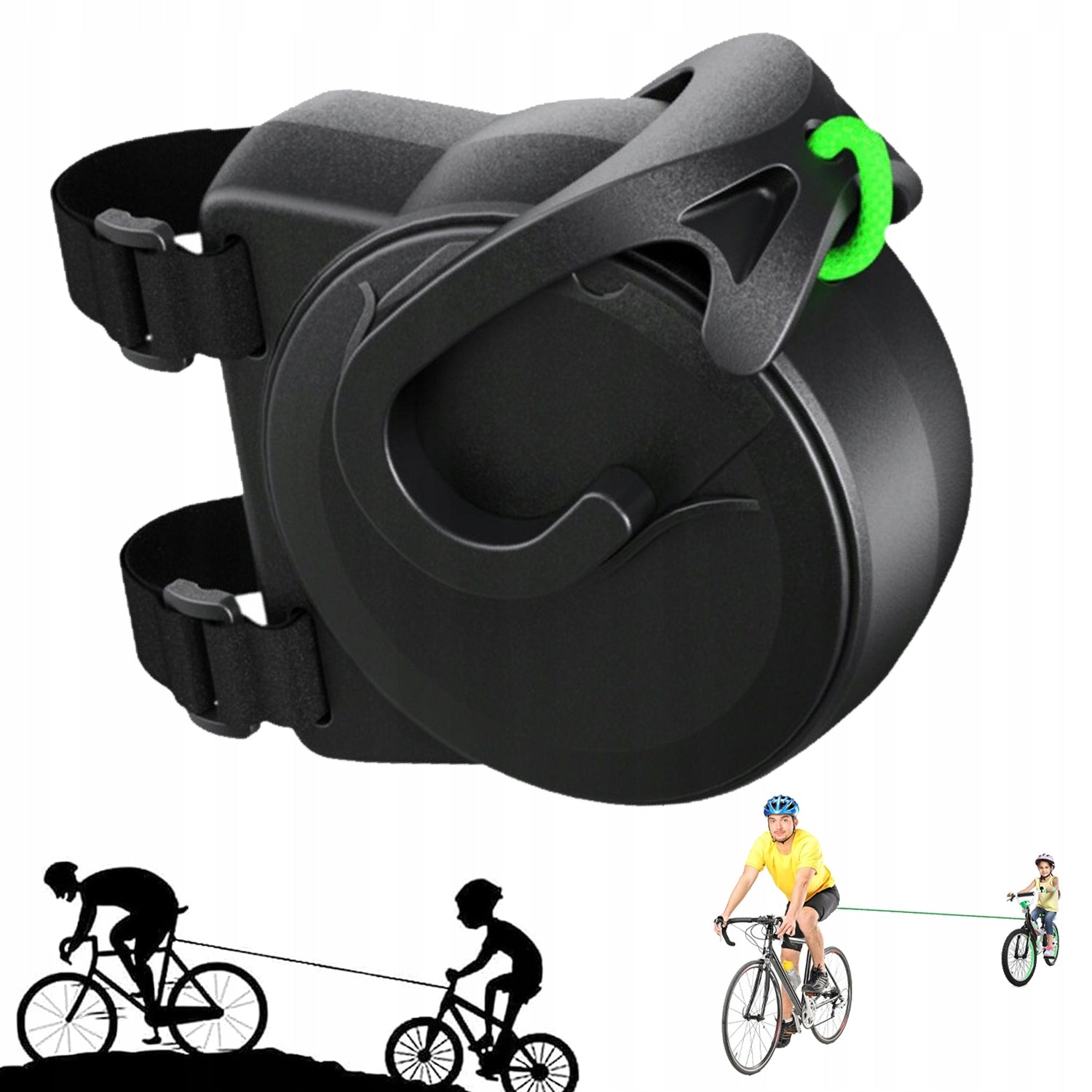 BICYCLE TRACTION ROPE 2.5M DOUBLE HOOK DURABLE FOR CHILDREN'S BIKES For for kids