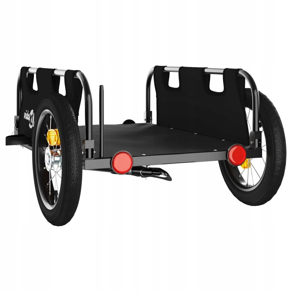 BICYCLE TRAILER BLACK OXFORD FABRIC AND IRON Main material metal