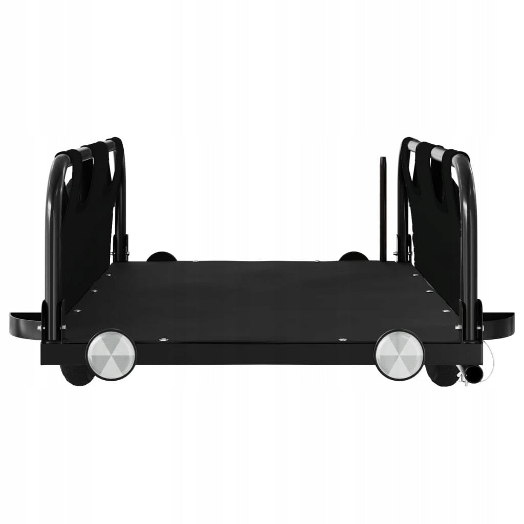 BICYCLE TRAILER BLACK OXFORD FABRIC AND IRON Trade name 94031