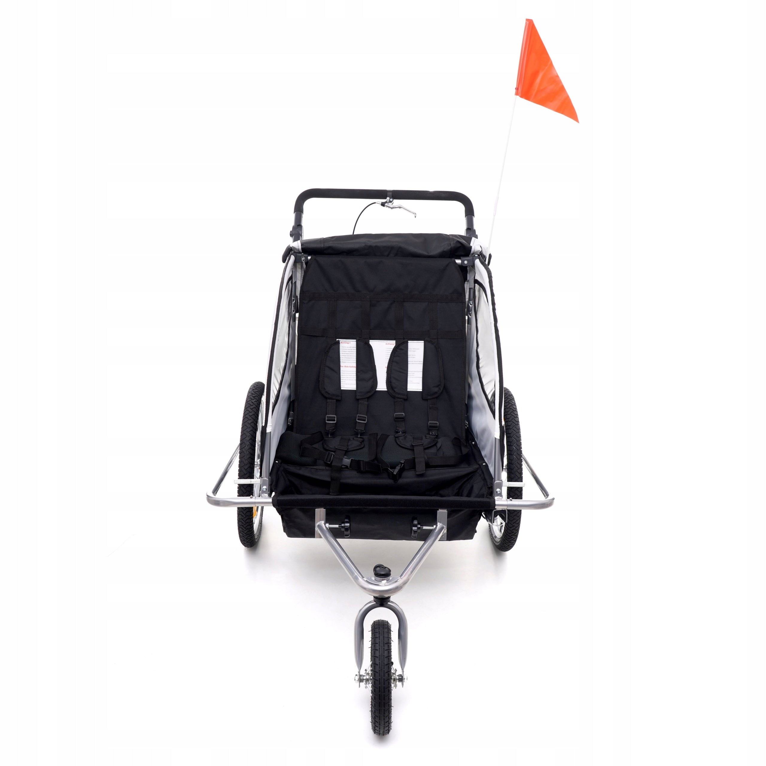 BICYCLE TRAILER CUSHIONED FOLDING AL03 LED WHITE Brand All4Baby