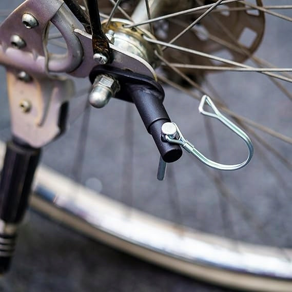 BICYCLE TRAILER HITCH 2PCS BLACK WITH PIN COMPATIBLE QERIDOO Brand Qeridoo