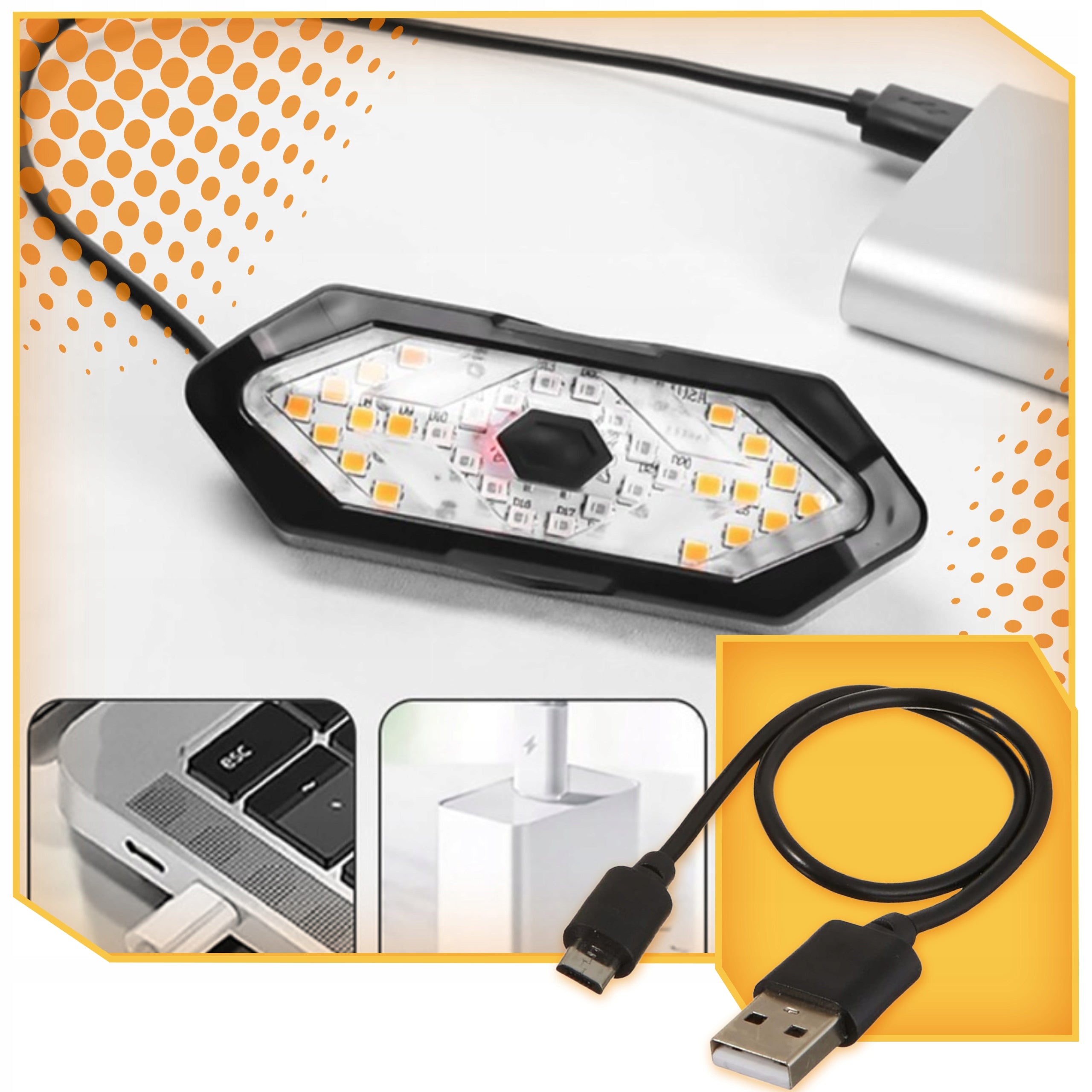 BICYCLE TURN SIGNALS SIGNALING REAR LED REMOTE CONTROL LIGHTING BLINKER BIKE Model KIER-R