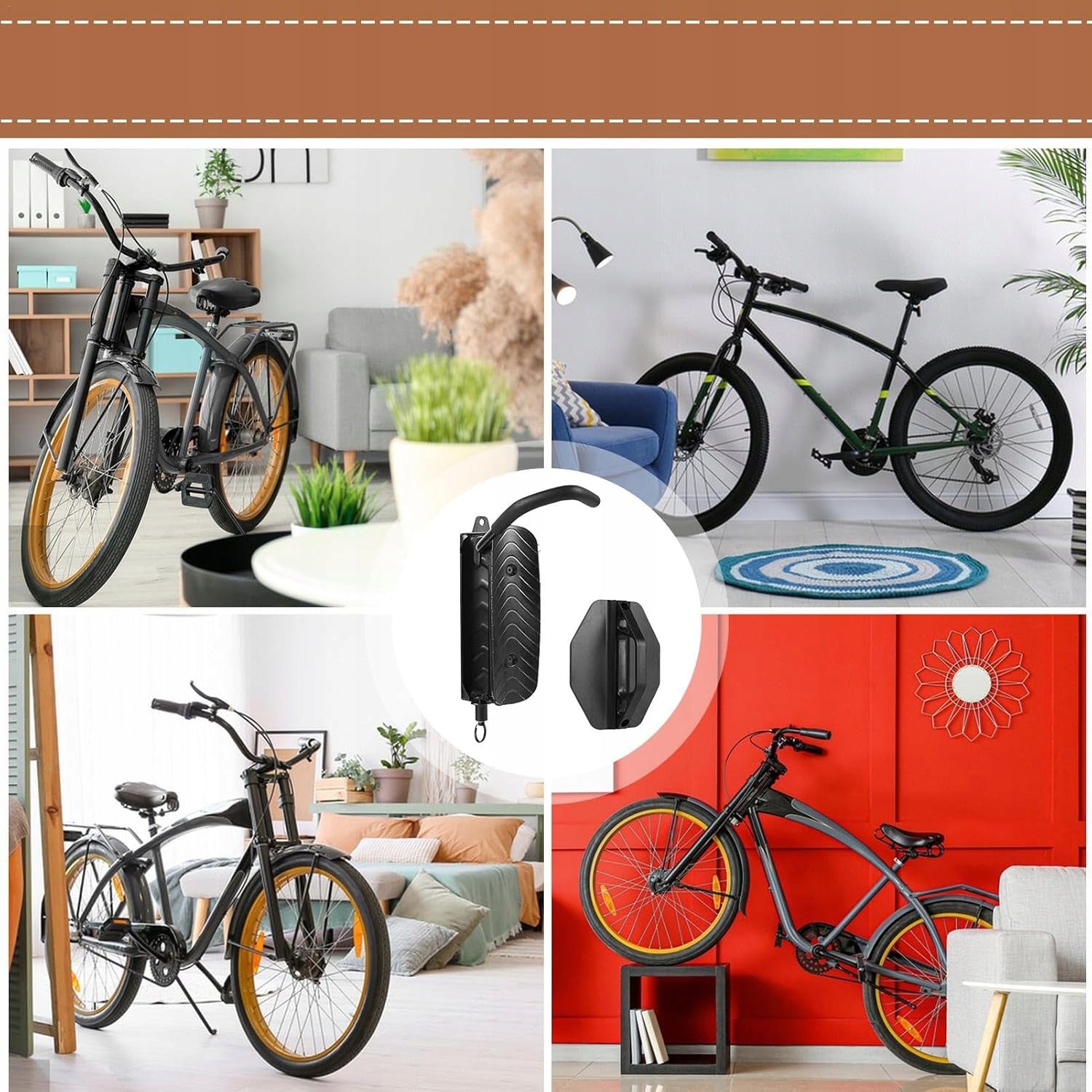 BICYCLE WALL MOUNT, BICYCLE HANGER, ROTATING BIKE MOUNT, BLACK Brand no brand