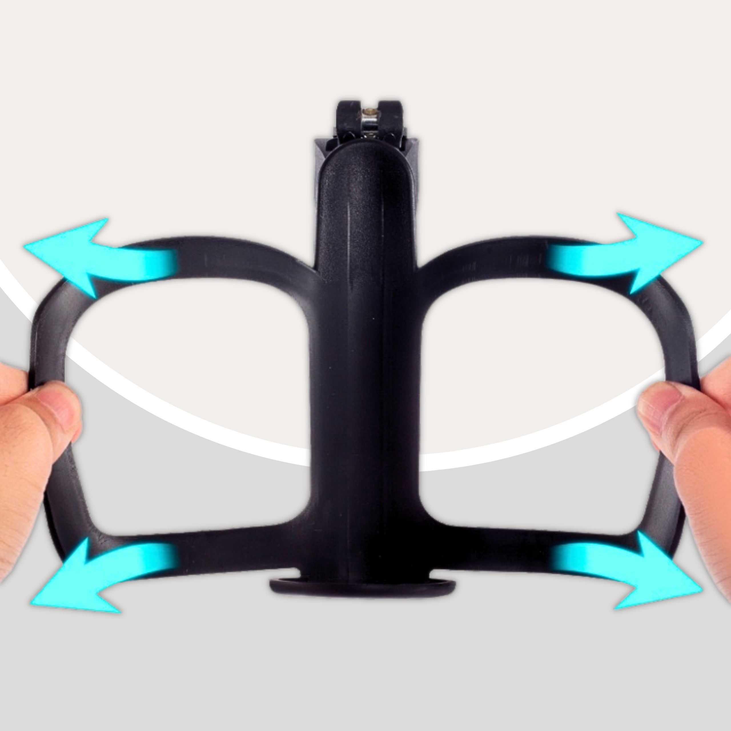 BICYCLE WATER BOTTLE HOLDER FOR 360 DEGREE XL CUP BOTTLE HANDLEBAR STROLLER Model Rowerowy