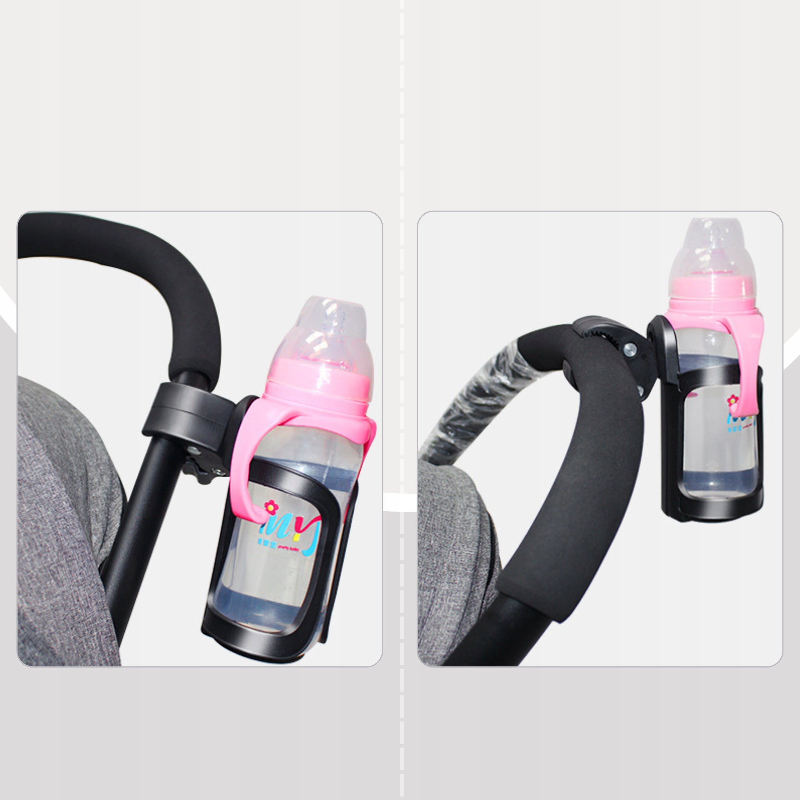 BICYCLE WATER BOTTLE HOLDER FOR 360 DEGREE XL CUP BOTTLE HANDLEBAR STROLLER Packaging status original