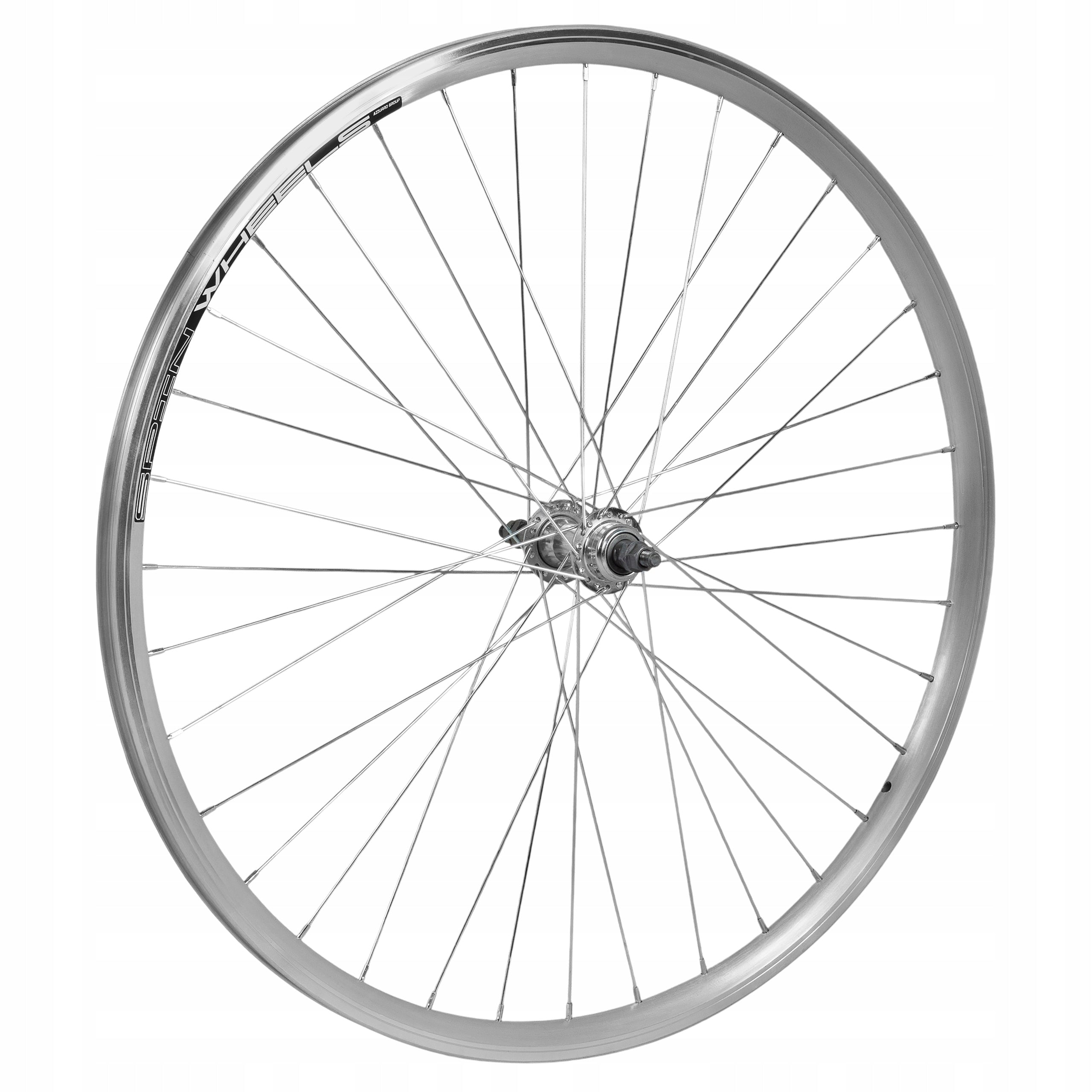 BICYCLE WHEEL 26 INCHES REAR FREEWHEEL ALUMINUM V-BRAKE CONICAL Manufacturer code Spin Wheels Wolnobieg 26