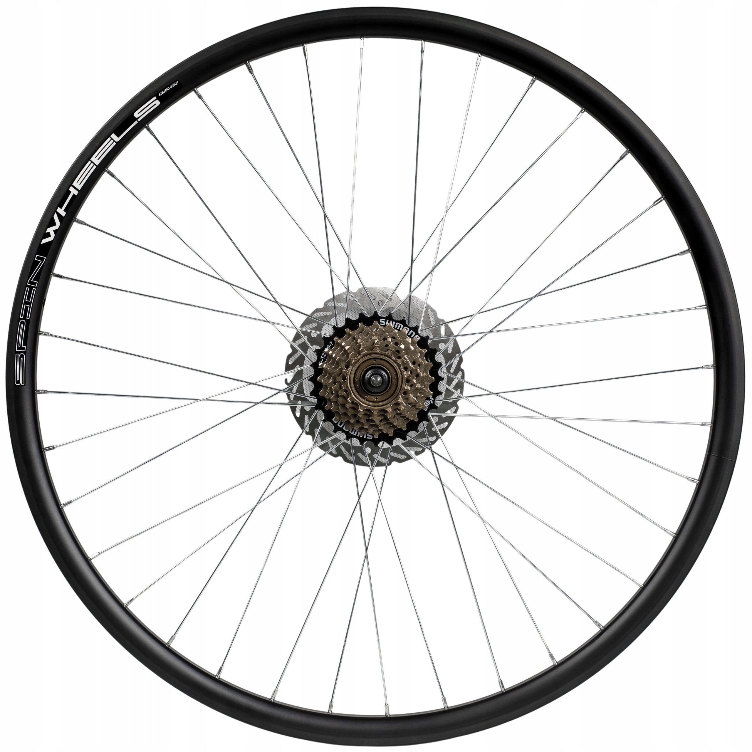 BICYCLE WHEEL 28 29 INCHES REAR FREEWHEEL DISC 160MM SHIMANO 7-RZ Packaging status original