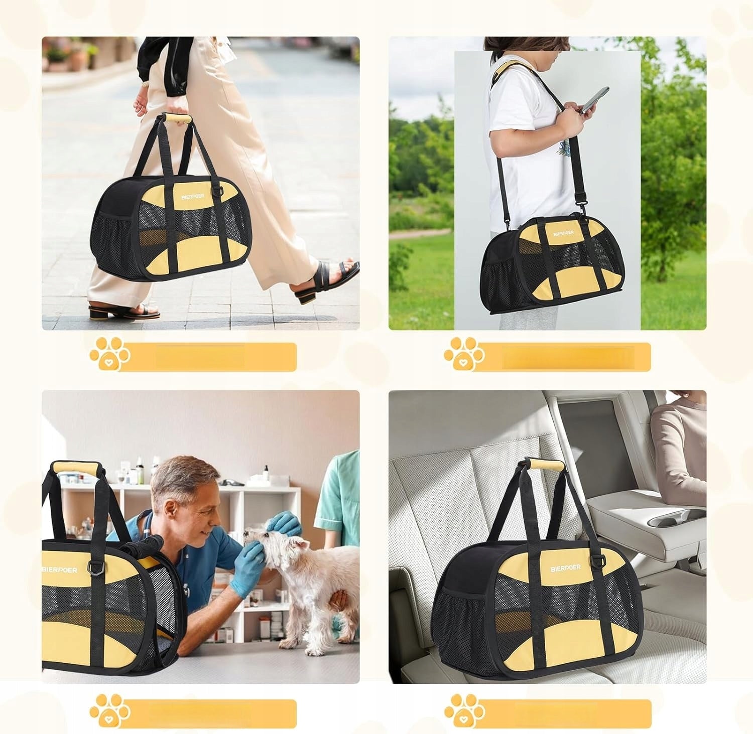 BIERPOER TRANSPORTER CAT DOG CARRY BAG UP TO 7KG Brand no brand
