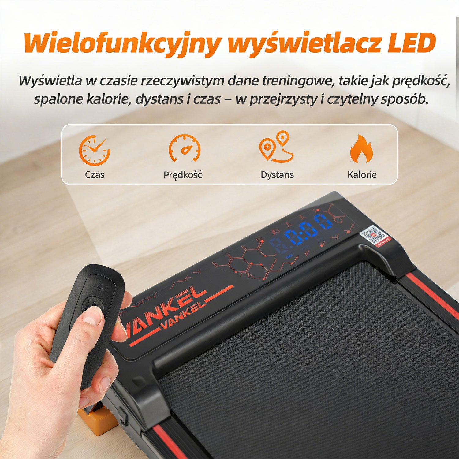 BIEŻNIA ELEKTRYCZNA DOMOWA TRENINGOWA POD ŁÓŻKO WALKINGPAD 110 KG 6KM/H Brand no brand