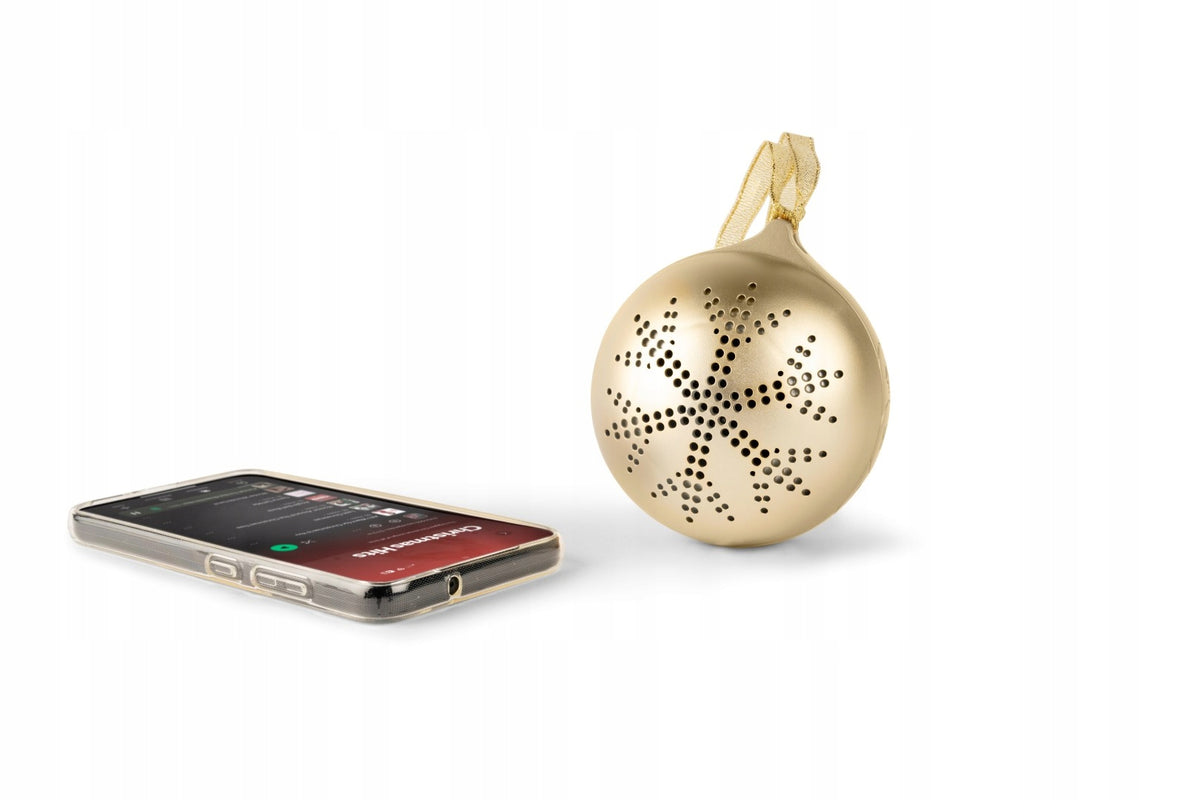 BIG BEN Glowing Christmas Bauble with Bluetooth Speaker - Gold Manufacturer code XMASBALLGOLD