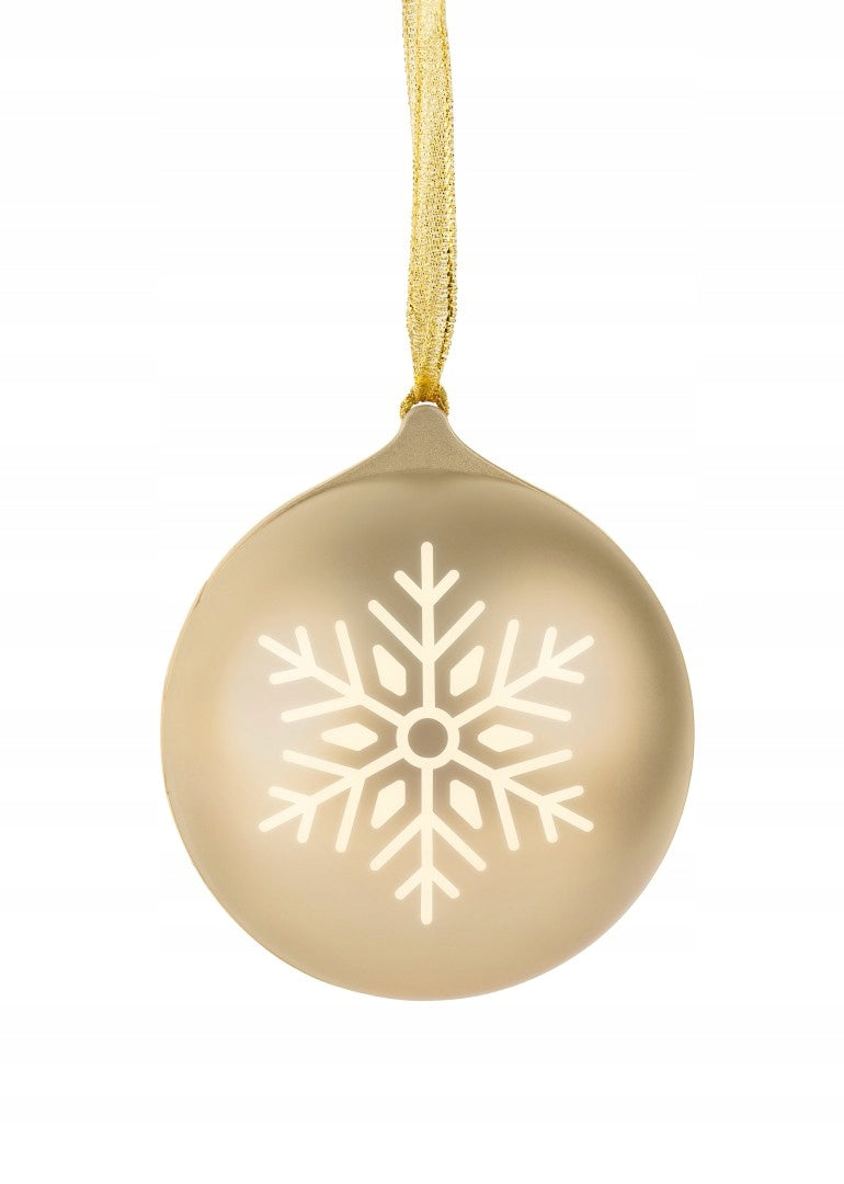 BIG BEN Glowing Christmas Bauble with Bluetooth Speaker - Gold Packaging status original
