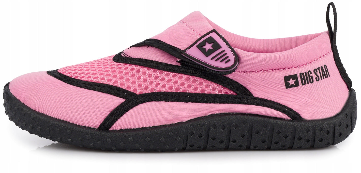 BIG STAR CHILDREN'S VELCRO WATER SHOES FOR SWIMMING ON THE BEACH ECHINACEA r. 28 Manufacturer code NN374465GR