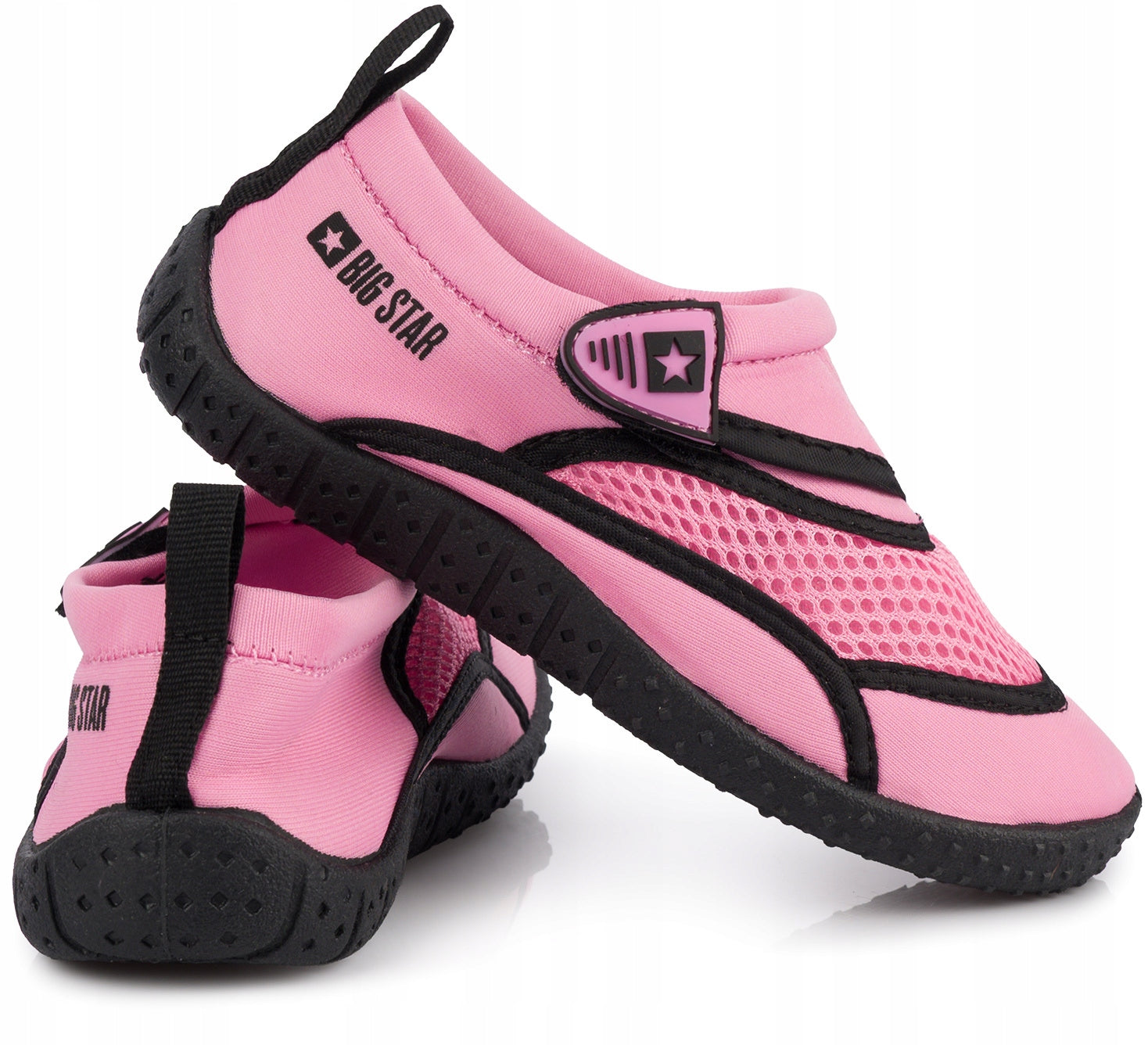 BIG STAR CHILDREN'S VELCRO WATER SHOES FOR SWIMMING ON THE BEACH ECHINACEA r. 28 Model buty do wody różowe