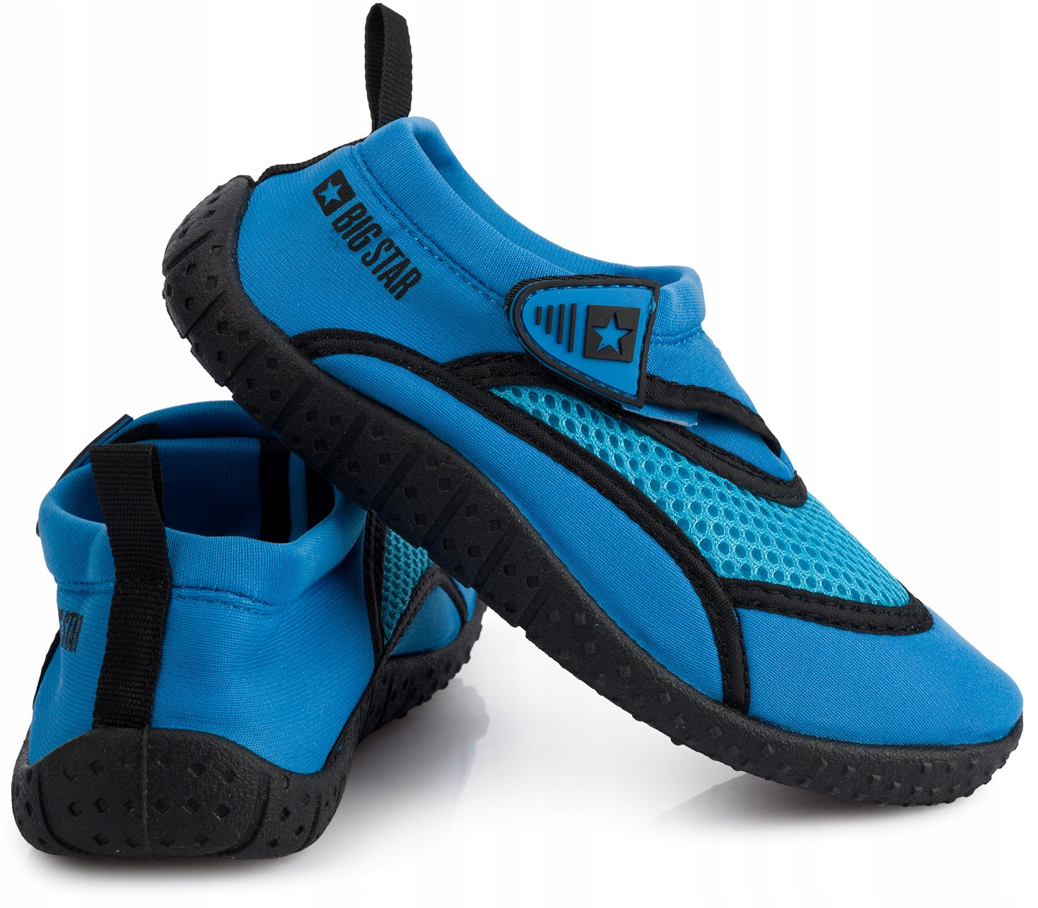 BIG STAR CHILDREN'S VELCRO WATER SHOES FOR SWIMMING TO THE BEACH ECHINACEA r. 29 Model buty do wody niebieskie