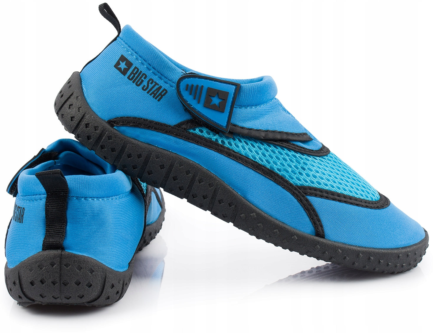 BIG STAR VELCRO WATER SHOES SWIMMING ON THE BEACH SEA URCHINS CORAL REEF r 41 Model na plażę, rafę, jeżowce, koralowce, do wody