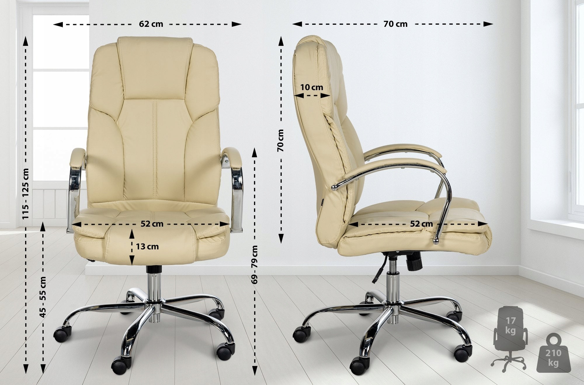 BIG Xanthos Office Chair, Cream Brand CLP