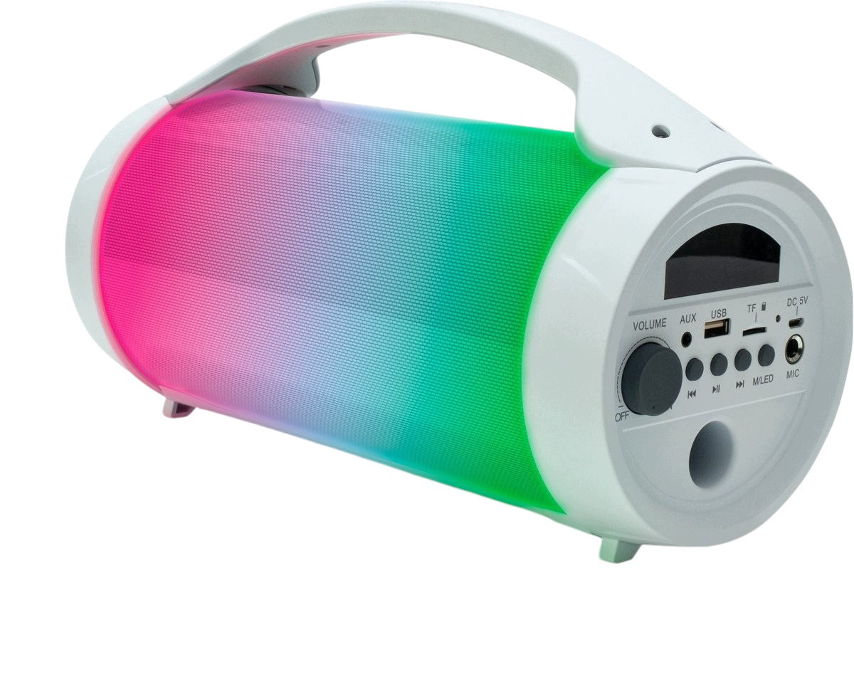 BIGBEN Party Lite Luminous Loudspeaker 50W Portable Speaker Manufacturer code PARTYBTLITEWH