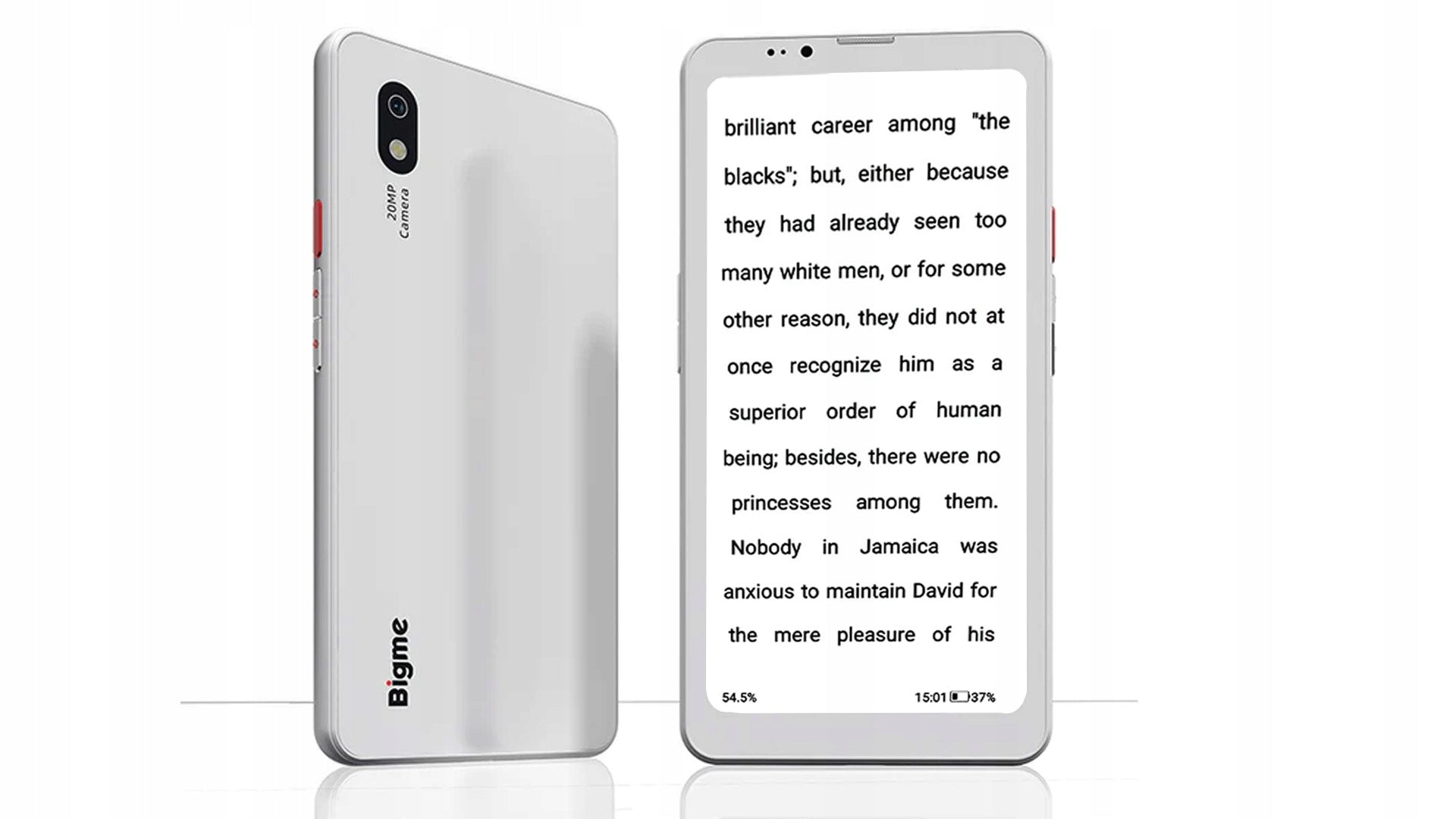 BIGME HIBREAK PRO 2in1 E-BOOK READER SMARTPHONE color 6,13" 8/256 GB + NORTON Manufacturer code HIBREAK PRO smartfon COLOR biały