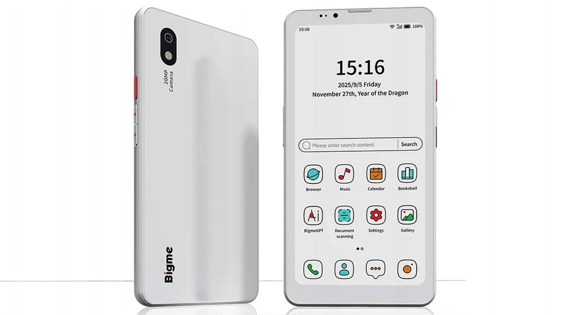 BIGME HIBREAK PRO 2in1 E-BOOK READER SMARTPHONE color 6,13" 8/256 GB + NORTON Packaging status original