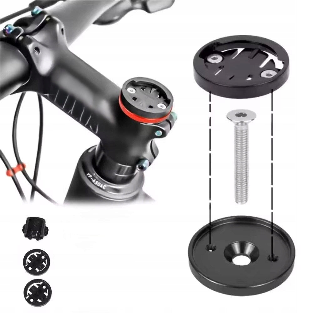 BIKE COUNTER HOLDER GPS BIKE GARMIN BRYTON Cateye black ALUMINUM