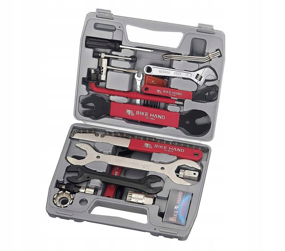 BIKE HAND Large Set of Bicycle Tool Wrenches in Suitcase Manufacturer code 2010000001301