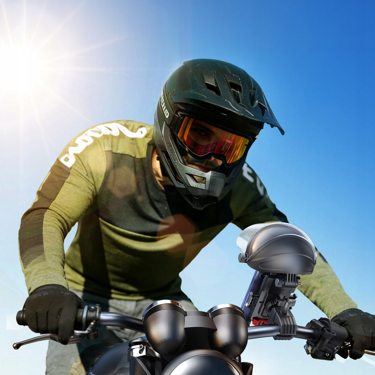BIKE HANDLEBAR PHONE HOLDER FOR BIKE STABLE WITH SHOCK ABSORPTION EAN (GTIN) 6956116747428