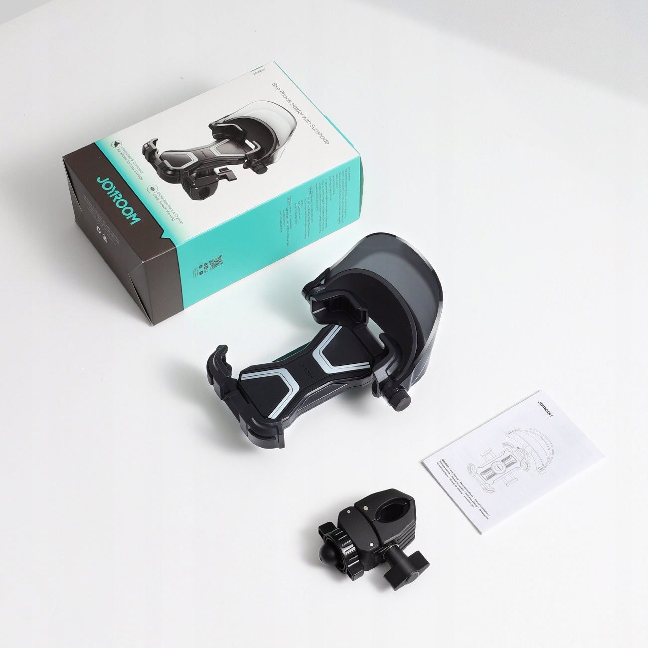 BIKE HANDLEBAR PHONE HOLDER FOR BIKE SUNSHADE Brand Joyroom
