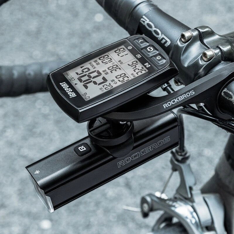 BIKE HOLDER FOR COUNTER AND FLASHLIGHT GO PRO 2in1 ROCKBROS RETRACTABLE for Garmin Manufacturer code 29210012001