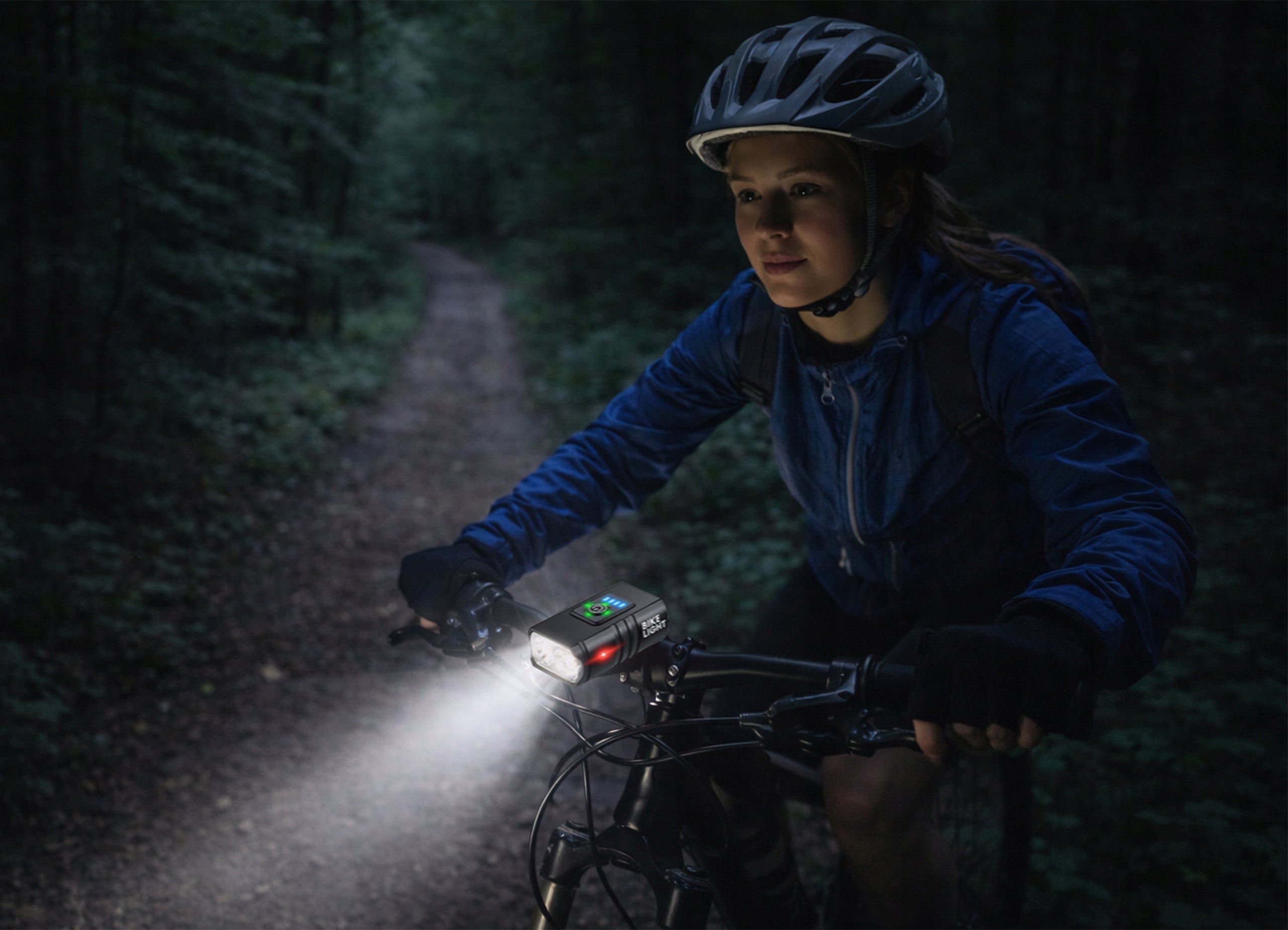 BIKE LIGHT 1000 LUMENS 1500 mAH FRONT USB TYPE C WATERPROOF STRONG Manufacturer code 71-164#