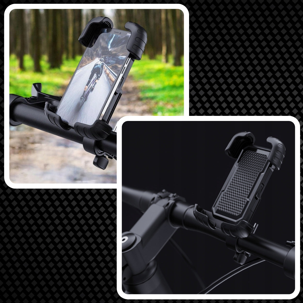 BIKE PHONE HOLDER FOR HANDLEBAR MOTORCYCLE ANTI-VIBRATION BIKE Customs tariff code 87149990