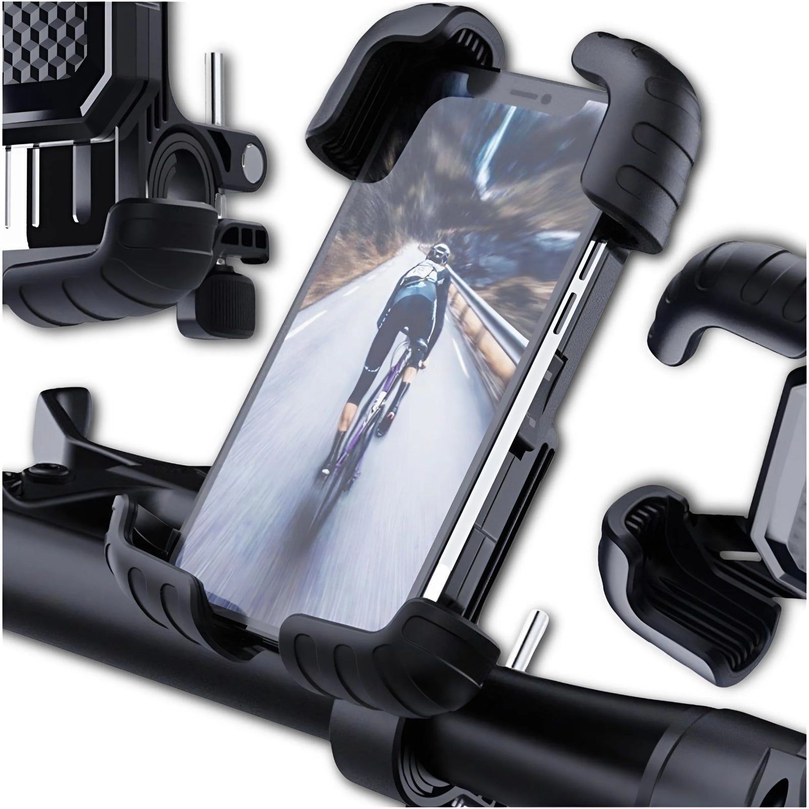 BIKE PHONE HOLDER FOR HANDLEBAR MOTORCYCLE ANTI-VIBRATION BIKE Manufacturer code 14501