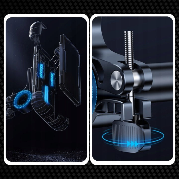 BIKE PHONE HOLDER FOR MOTORCYCLE SCOOTER STROLLER ADJUSTABLE STRONG Brand MEMFLOW