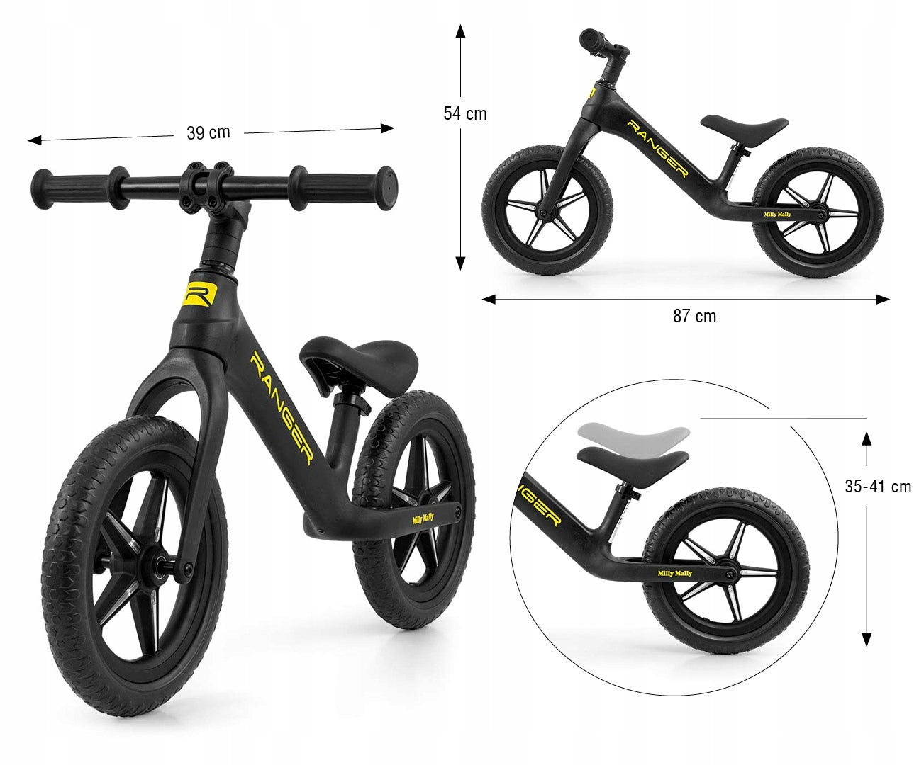 BIKE RANGER FLASH FOLDED BLACK RUNNING LIGHT GLOWING LED WHEELS Manufacturer code 5901761128390