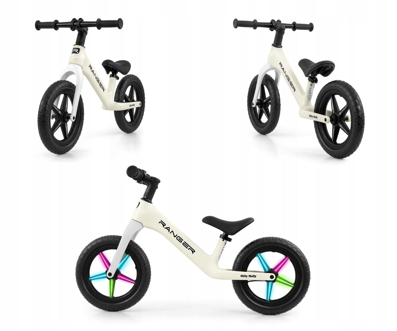 BIKE RANGER FLASH FOLDED WHITE RUNNING LIGHT GLOWING LED WHEELS Manufacturer code 5901761129410