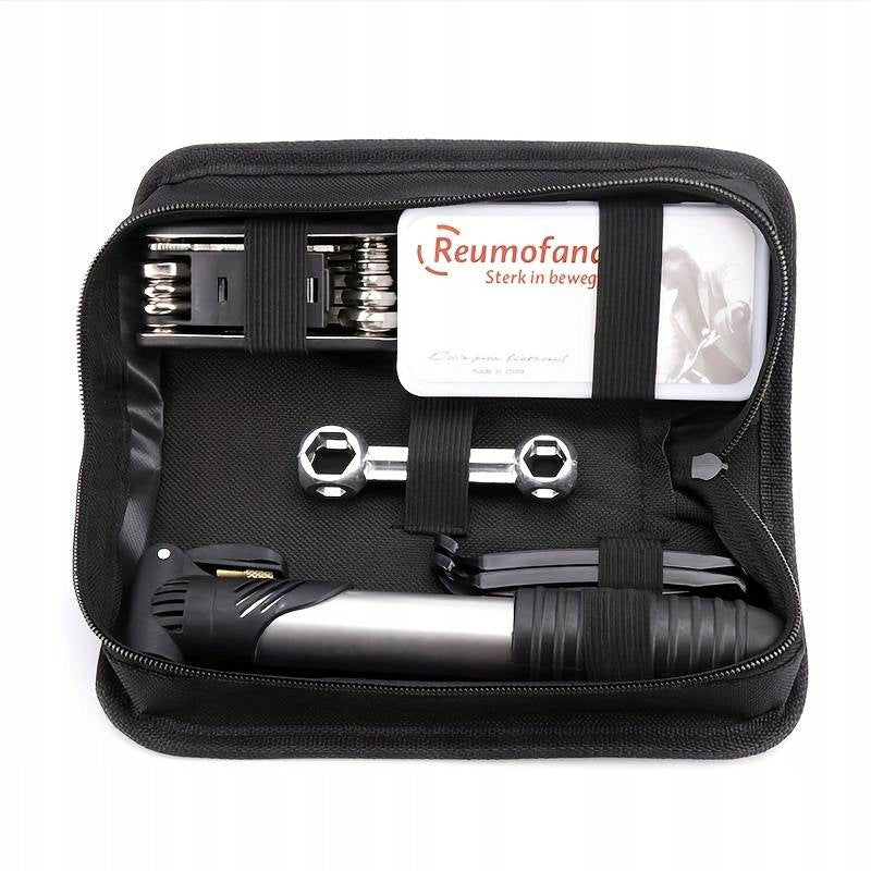 BIKE REPAIR KIT MULTIFUNCTIONAL TOOLS + PUMP + 21in1 CASE Packaging status original