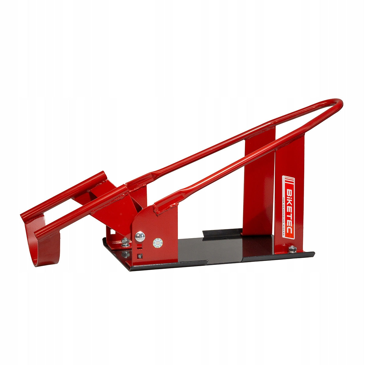 BIKETEC UNIVERSAL STAND FOR MOTORCYCLE WITH CRADLE RED/BLACK