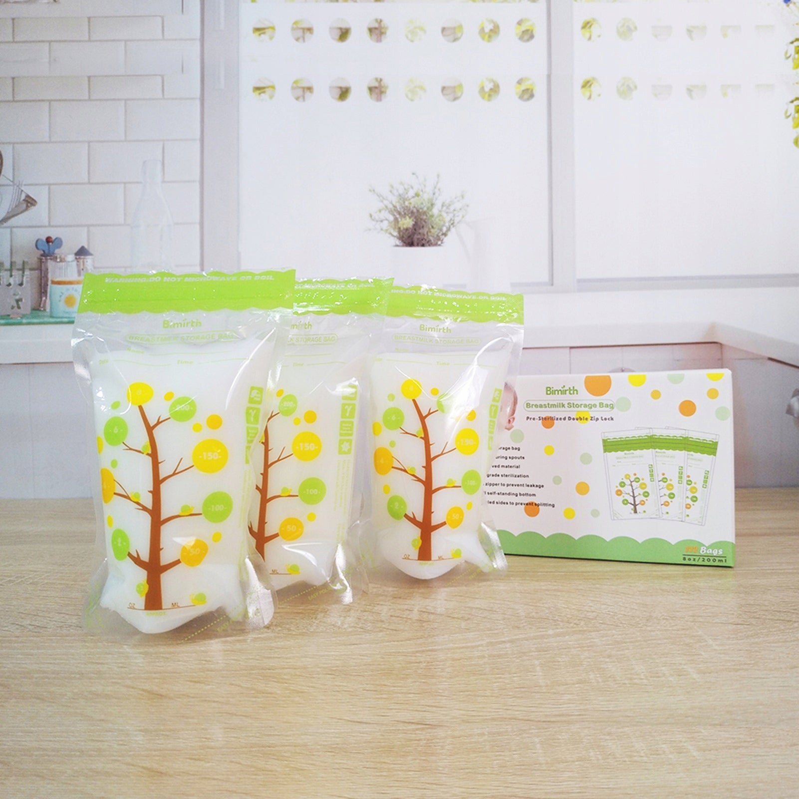 BIMIRTH 112 pcs Breast Milk Storage Fresh Bags 250ml 06 Medical device type medical device or in-vitro diagnostic medical device