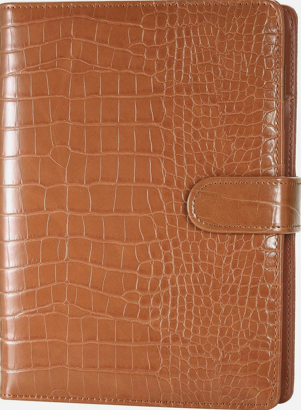 BINDER A5 BROWN NOTEBOOK MULTIPLE ZIPPED ORGANIZER JOURNAL