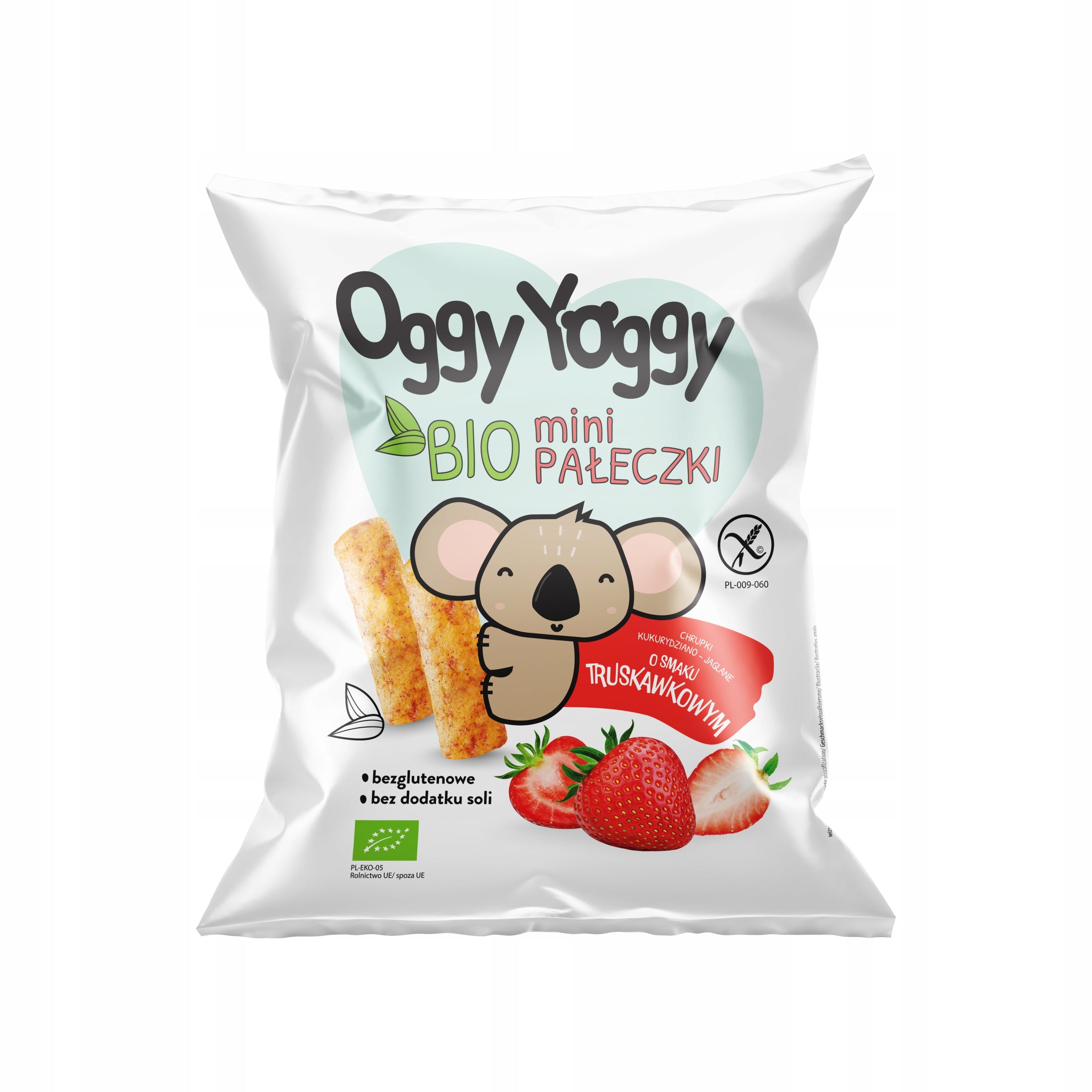BIO Corn Crisps Strawberry 30g OGGY YOGGY for Kids