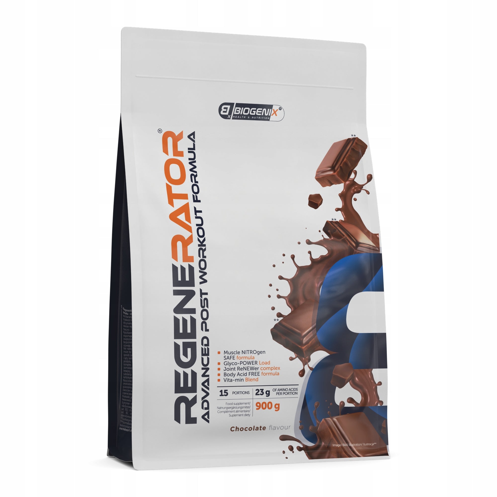 BIOGENIX REGENERATOR 900g PROTEIN WPC CREATINE CARBOHYDRATES