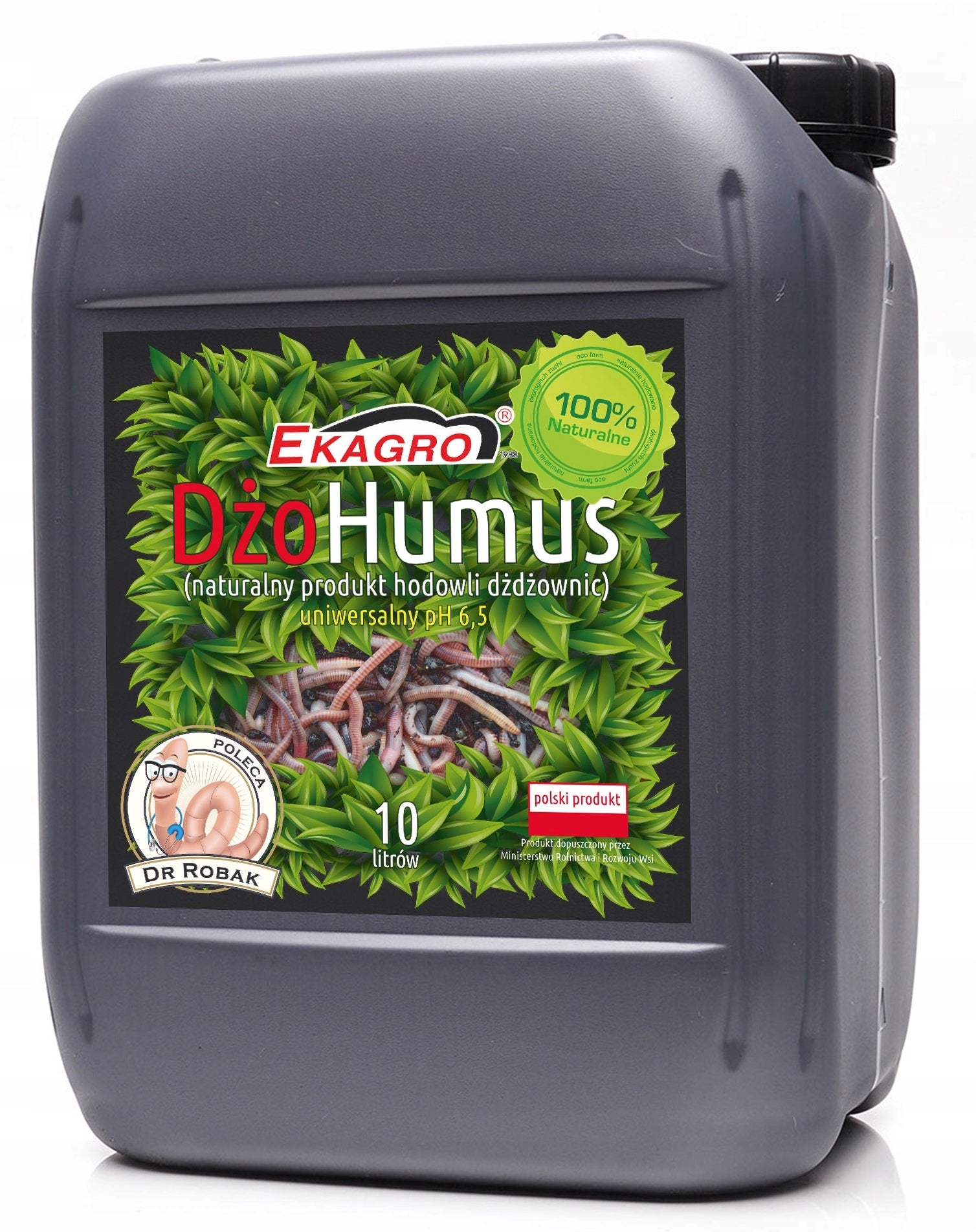 BIOHUMUS Earthworm Fertilizer 10 L JOHHUMUS liquid universal Ekagro
