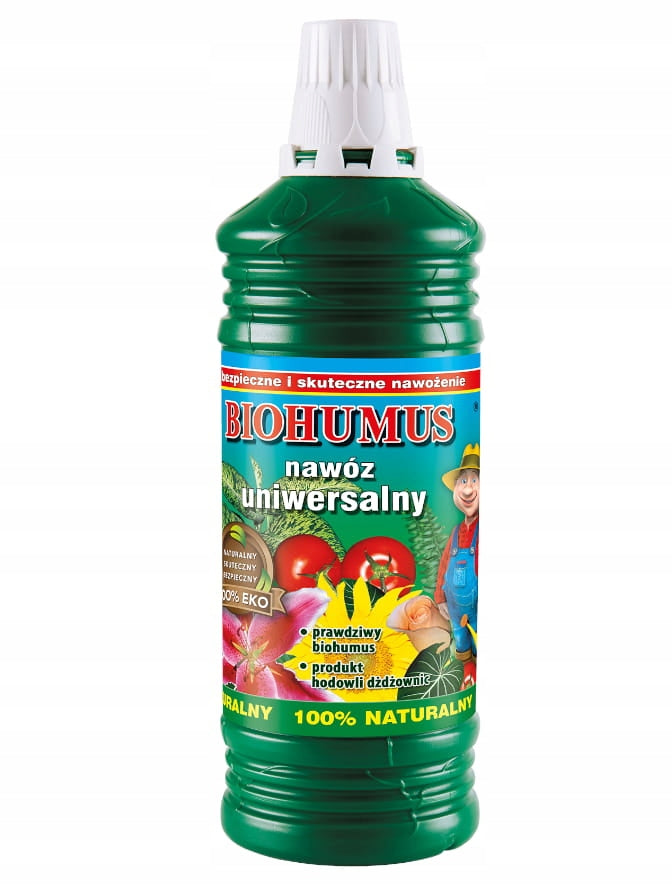 BIOHUMUS UNIVERSAL COMPOUND FERTILIZER LIQUID 1L AGRECOL Packaging status original