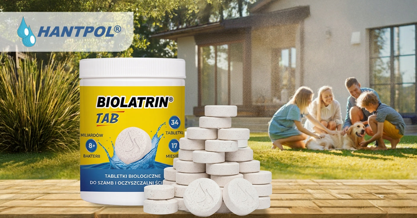 BIOLATRIN TAB 34: bacteria- 17 month tablets for septic tank and fats Product form tablets