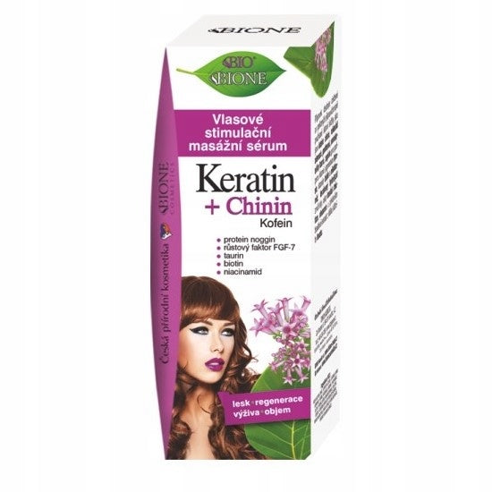 Haarserum Keratin + Koffein Haarstimulations-Massageserum, 215 ml