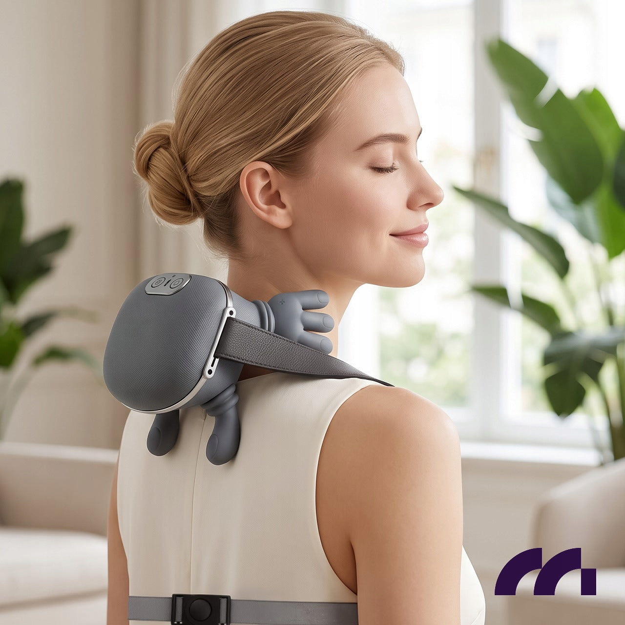 BIONIC BACK NECK MASSAGER WIRELESS WITH HEATING Packaging status original
