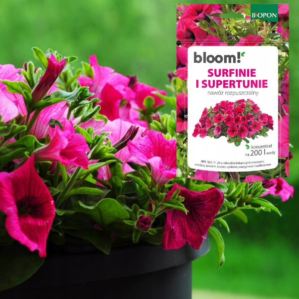 BIOPON BLOOM! Soluble Fertilizer for Surfinii Supertunii 200 g Concentrate Manufacturer code 2257