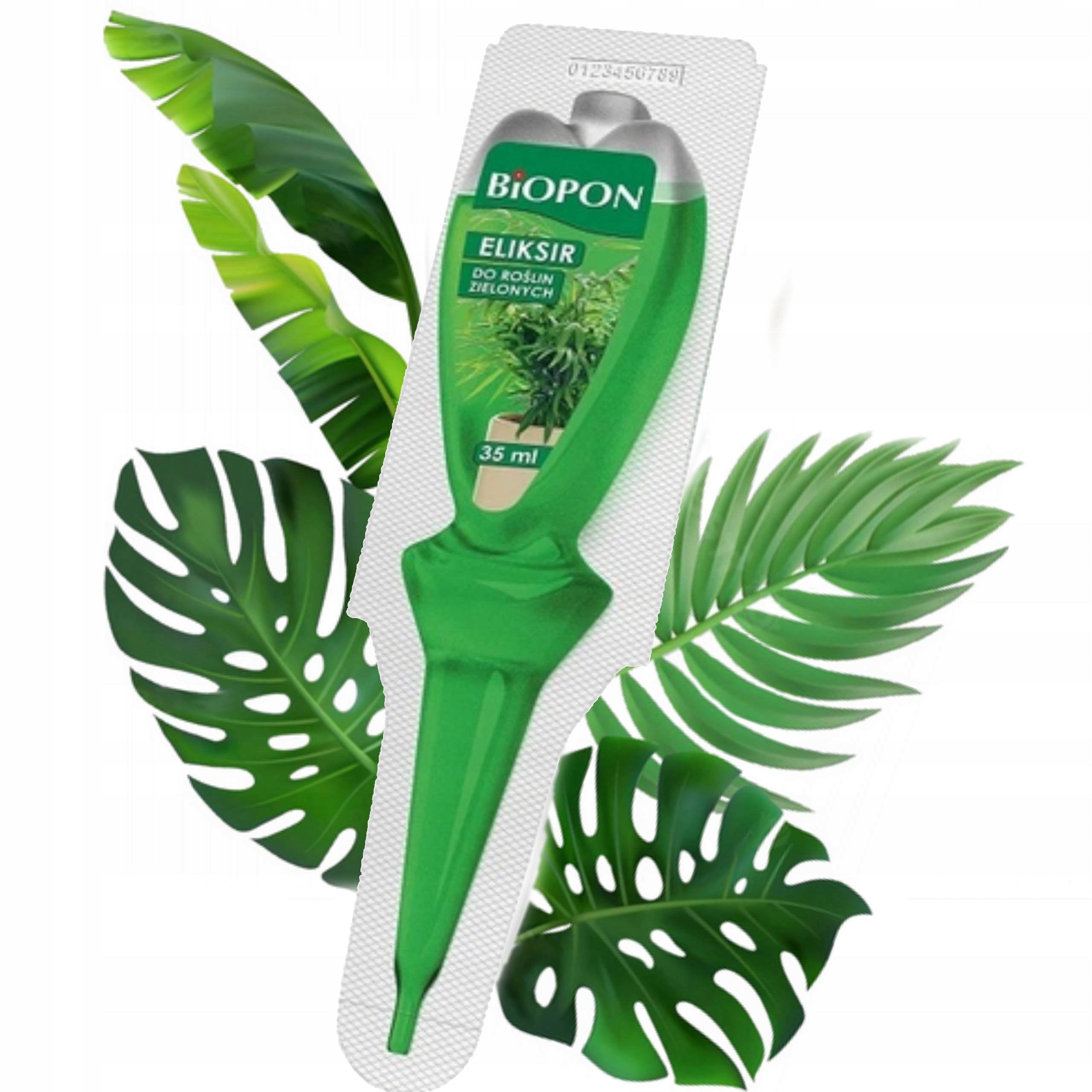 BIOPON FERTILIZER CONDITIONER ELIXIR FOR GREEN PLANTS works up to 4 weeks x10 EAN (GTIN) 5904517288805