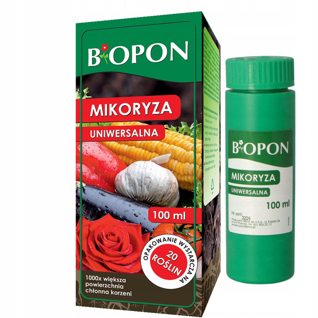 BIOPON MYCORRHIZA UNIVERSAL VACCINE FOR VEGETABLES PLANTING FLOWERS 100ml