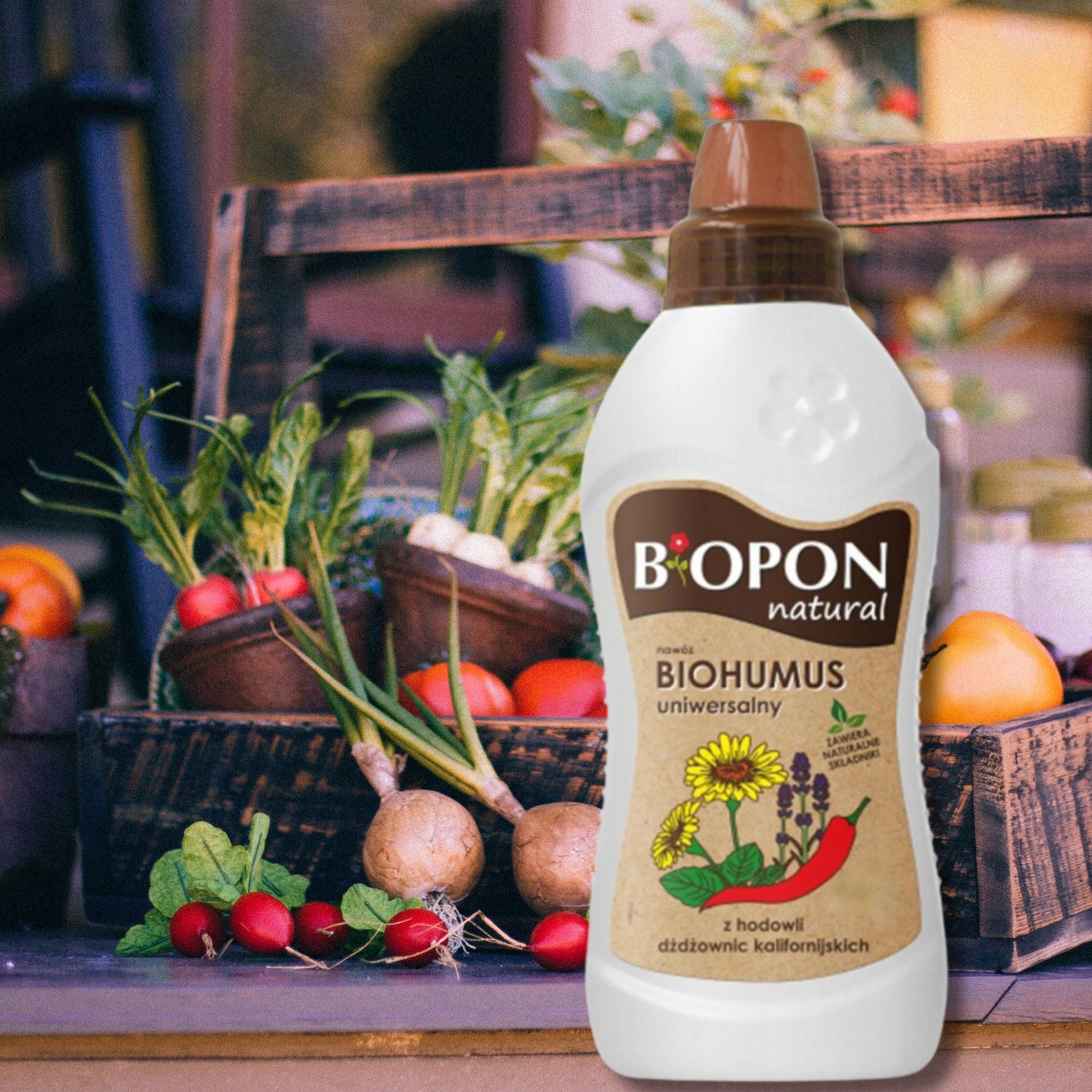 BIOPON NATURAL FERTILIZER BIOHUMUS UNIVERSAL FOR ALL PLANTS 1L CONDITIONER EAN (GTIN) 5904517303027
